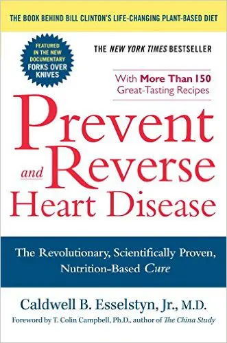 Book cover: "Prevent and Reverse Heart Disease".